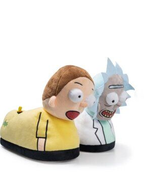 Adult Rick and Morty Plush Slipper New